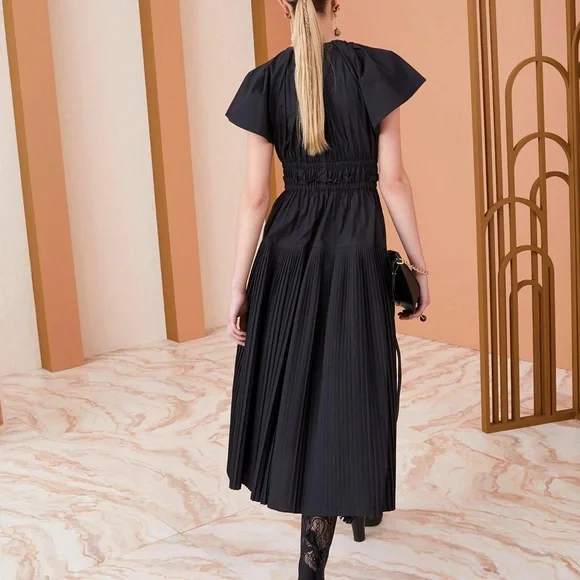 Ulla Johnson Delmara Dress Black US 4 - Picture 4 of 8